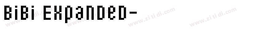 BiBi Expanded字体转换